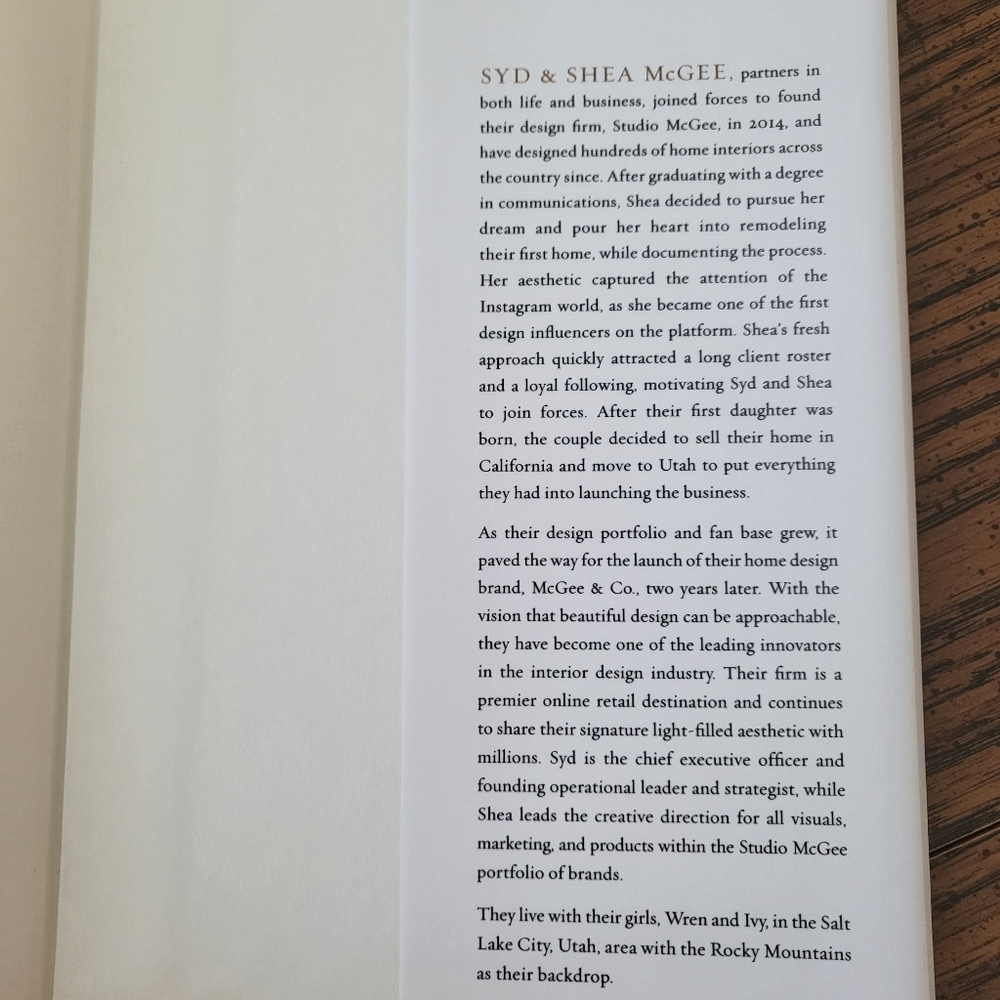 "Make Life Beautiful" Book by Syd & Shea McGee Hardcover 213 Pages - Picture 4 of 6